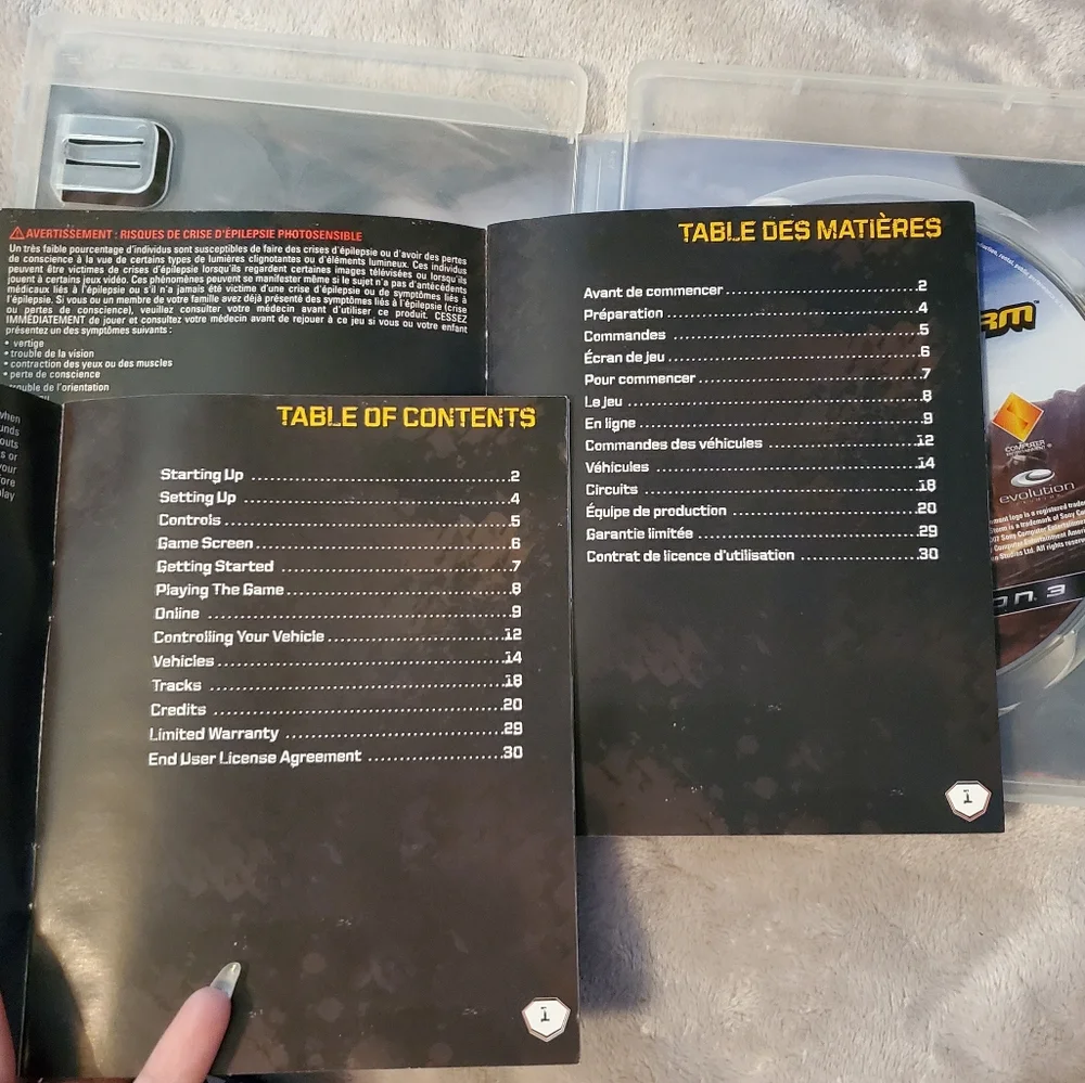 5 for $25 | Playstation 3 MotorStorm Sony Evolution Studios - UNTESTED
